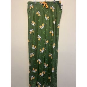 Men's pajama pants, 2XL, green clover‎ NWT